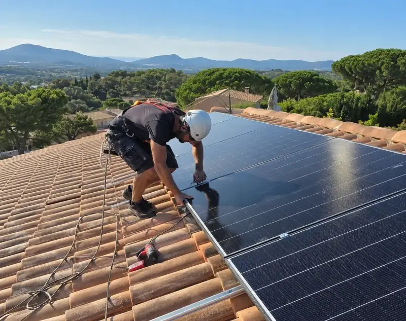 Installateur panneaux solaires Conat — pose photovoltaïque sur toiture